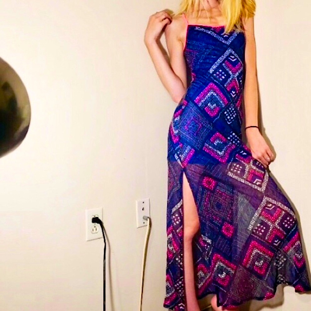 Royal Blue Maxi Dress